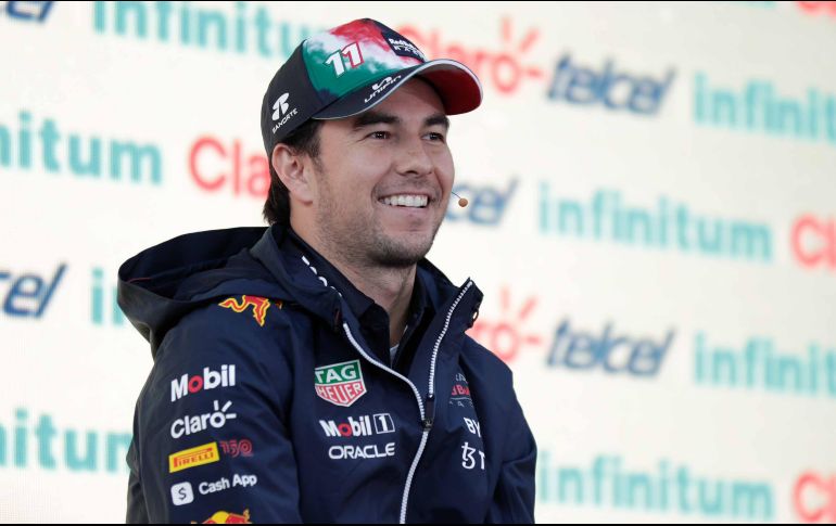 “Checo” Pérez reiteró que no le gustaría que su primogénito se dedicará al mundo de la velocidad y los coches. SUN / ARCHIVO