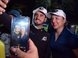 Abraham Ancer fue parte de los embajadores del Akron Fireballs Experience. EL INFORMADOR/ A. Navarro.