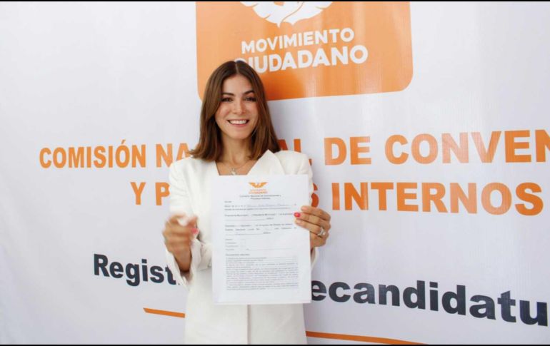 La diputada de Movimiento Ciudadano, participa desde hace 10 años en la vida política de Jalisco. X/@MonicaMgn