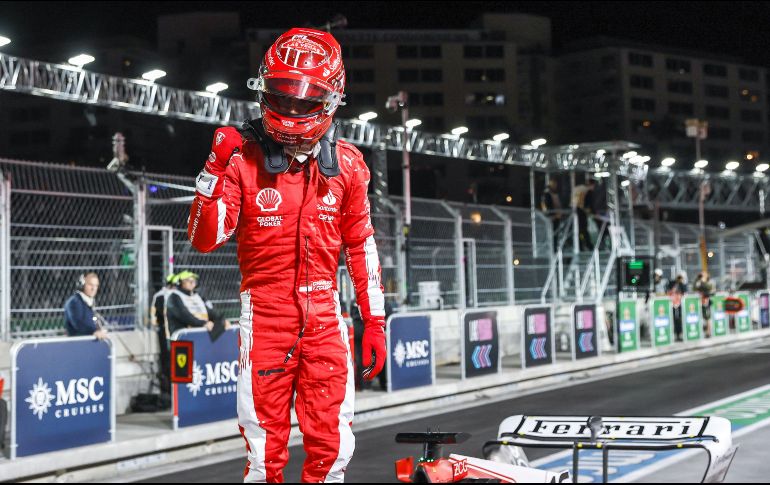 Detrás de Leclerc (Ferrari) estarán Max Verstappen (Red Bull) y George Russell (Mercedes). EFE/E. Laurent