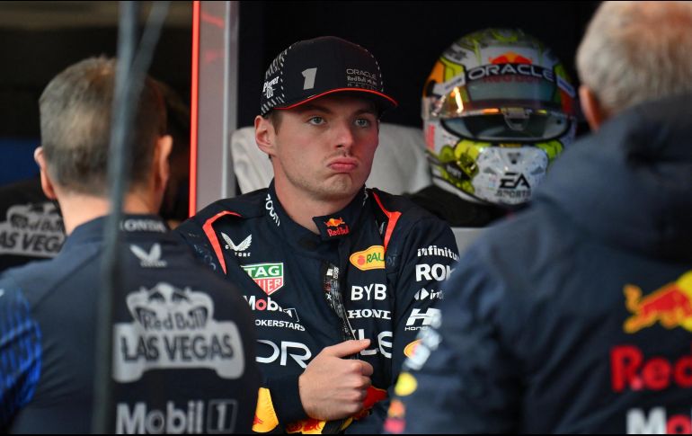 El show en Las Vegas comenzó desde el miércoles con la presentación de los pilotos, acto que no fue del agrado del campeón. AFP / A. Weiss