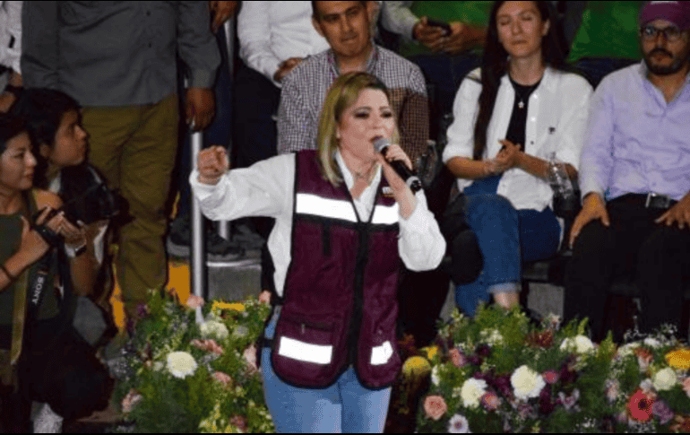 Claudia Delgadillo agradeció a Claudia Sheinbaum por acompañarla en el inicio de la precampaña. EL INFORMADOR/A.NAVARRO