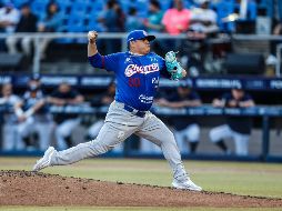 Javier Solano fue el ganador del primer juego, que finalizó a favor de Jalisco 7-3. TWITTER/charrosbeisbol