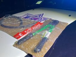 Los detenidos se identificaron como Dorian Damian “N”, de 29 años y Diana Citlalli “N”, de 25. ESPECIAL/ Policía de Guadalajara