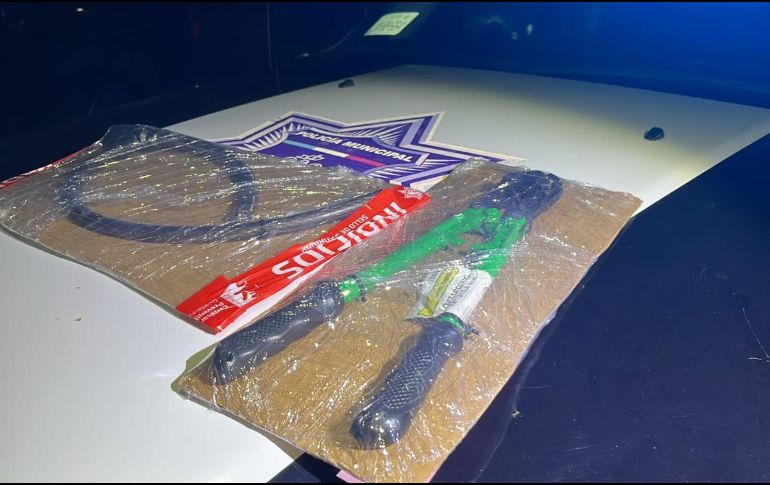 Los detenidos se identificaron como Dorian Damian “N”, de 29 años y Diana Citlalli “N”, de 25. ESPECIAL/ Policía de Guadalajara