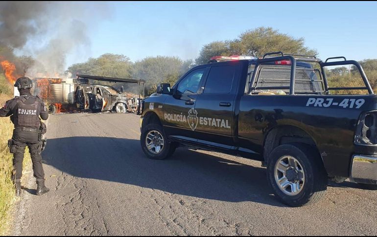 Apenas el pasado jueves se registró otro enfrentamiento, donde también se reportó la presencia de un vehículo con blindaje artesanal. CORTESÍA / SSE