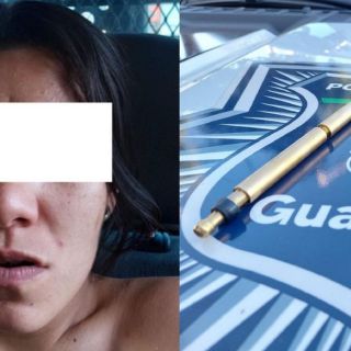 Policías tapatíos detienen a mujer armada con pistola tipo pluma en una farmacia