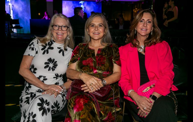 Nancy Fernández, Gaby Terrazas y Marisa Orozco. GENTE BIEN JALISCO/ Jorge Soltero