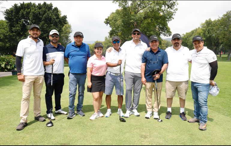 Oscar Villegas, Guillermo Lara, Óscar Villegas, Mariana Salazar, Arturo Salazar, Eliazar Gradilla, Javier Chacón, Heriberto González y Salvador Castro. GENTE BIEN /CHRISTIAN PÉREZ / CLAUDIO JIMENO