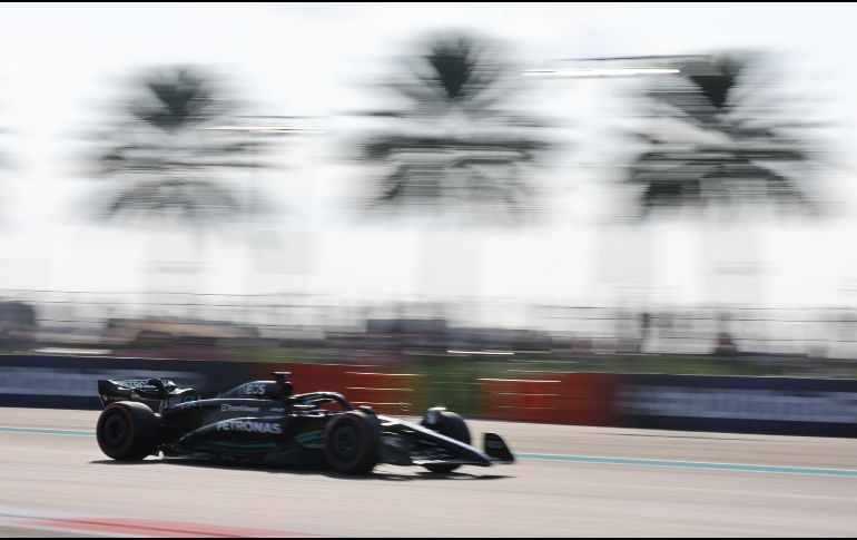 Russell repitió triunfo en estos entrenamientos, como lo hizo en la primera sesión. EFE/A. Haider