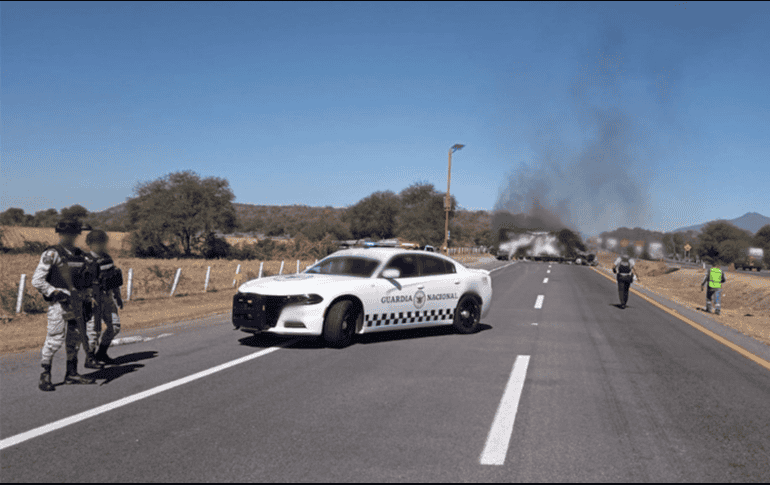 Elementos de diversas corporaciones de seguridad se trasladaron para prestar apoyo y patrullaje en la zona, por lo que ya fueron liberadas las vías de transporte. ESPECIAL