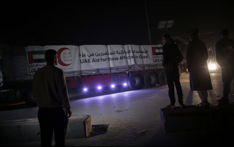 Naciones Unidas dice que la tregua permite aumentar la entrega de comida, agua y medicinas a su volumen más grande desde que comenzó la guerra. EFE / H. Imad