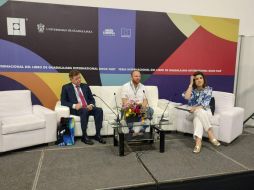 André Breedt, Dimiter Gantchev y Karine Pansa. EL INFORMADOR/ M. Hérnandez