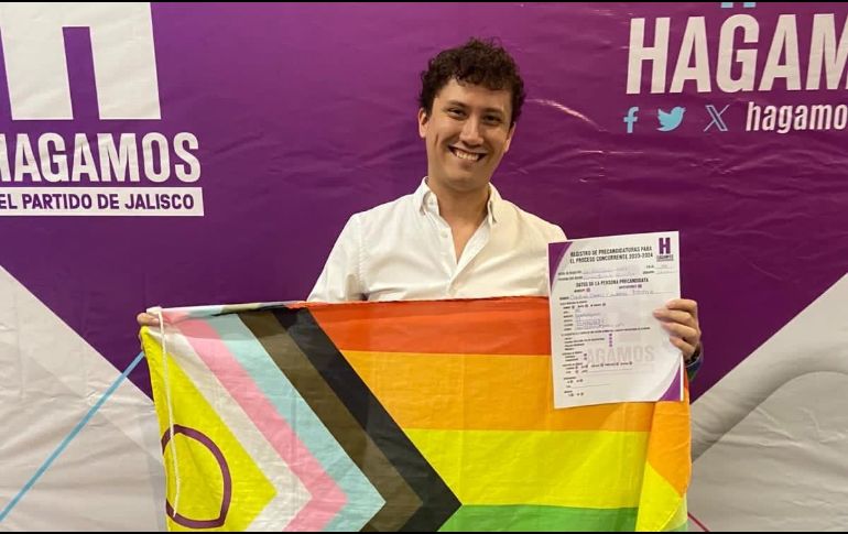 Christian Dennis Cárdenas Becerra es un referente en la lucha por los derechos de la diversidad sexual en el estado. ESPECIAL.