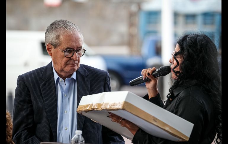 Hoy, a poco más de seis años del feminicidio, el Gobierno de Jalisco rindió disculpas públicas por el caso, en voz del secretario de gobierno, Enrique Ibarra Pedroza. EL INFORMADOR / H. Figueroa