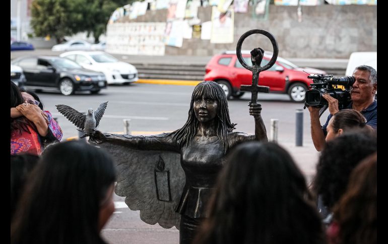 Hoy, a poco más de seis años del feminicidio, el Gobierno de Jalisco rindió disculpas públicas por el caso, en voz del secretario de gobierno, Enrique Ibarra Pedroza. EL INFORMADOR / H. Figueroa