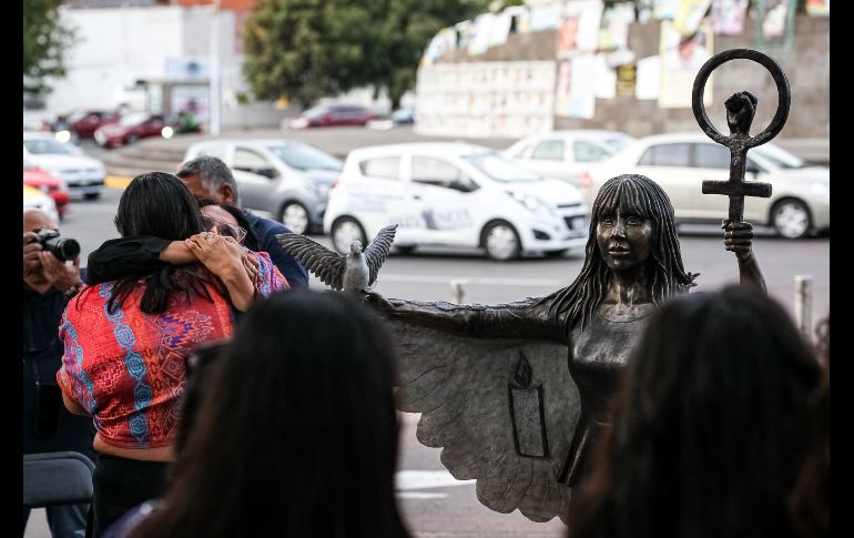 Hoy, a poco más de seis años del feminicidio, el Gobierno de Jalisco rindió disculpas públicas por el caso, en voz del secretario de gobierno, Enrique Ibarra Pedroza. EL INFORMADOR / H. Figueroa