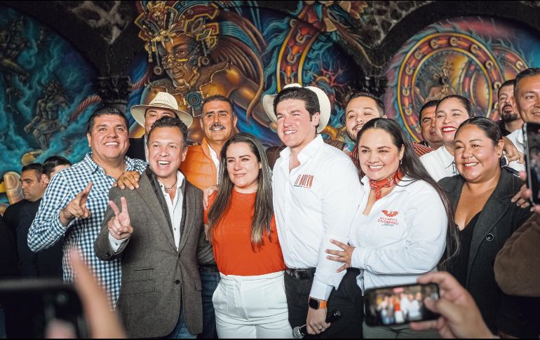 Samuel García se manifestó optimista sobre su repunte en la precamapaña que inició hace días. EL INFORMADOR/ H. Figueroa