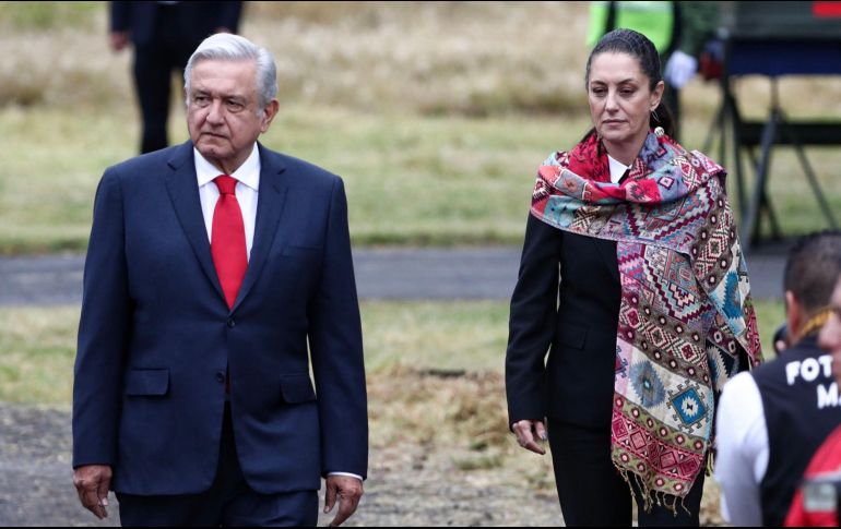 El Presidente Andrés Manuel López Obrador confirmó que el martes 28 de noviembre se reunió en Palacio Nacional con la precandidata a la presidencia de Morena, Claudia Sheinbaum. SUN / ARCHIVO