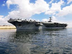El portaaviones de Estados Unidos reprobó las acciones iraníes. EL INFORMADOR/ARCHIVO