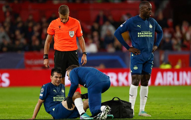 Lozano no estará recuperado para el enfrentamiento de este fin de semana en la Eredivisie. EFE/ J. Muñoz.