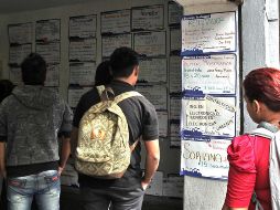 El número de desempleados se redujo en 73 mil 139 personas durante el décimo mes del año. EL INFORMADOR/ ARCHIVO