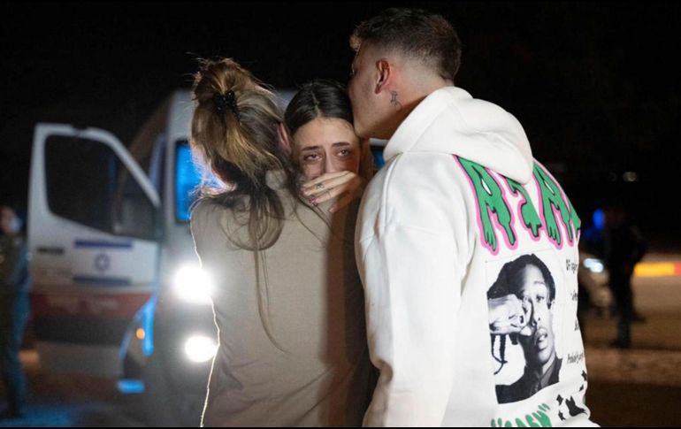 IIlana Gritzewsky, una de los rehenes mexicanos ha sido liberada. ESPECIAL/ EFE