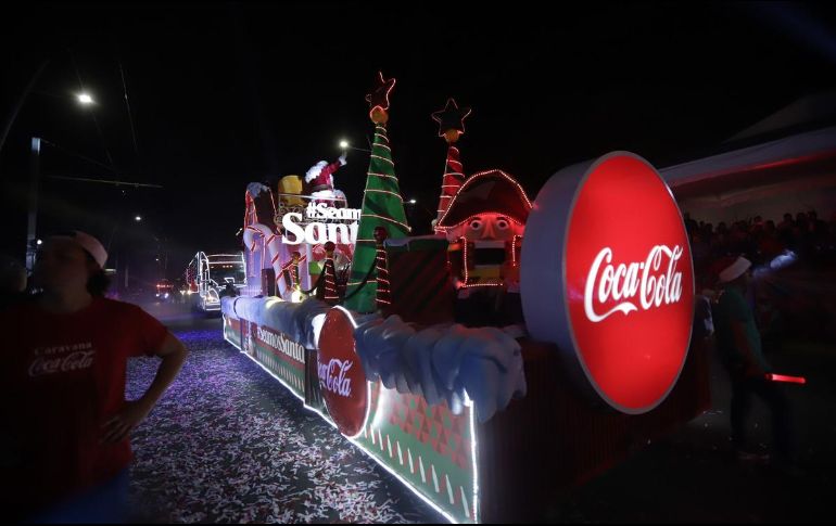La última vez que Coca Cola realizó su Caravana Navideña fue en 2017. EL INFORMADOR/ARCHIVO