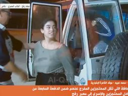 Ilana Gritzewsky fue liberada el séptimo día de tregua entre Israel y Hamás. ESPECIAL