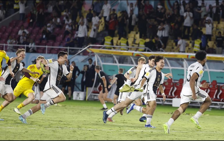 El equipo alemán se une a la selecta lista de campeones Sub-17. EFE / M. Irham
