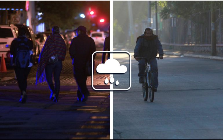 El pronóstico para este lunes es de lluvia y baja temperatura para Guadalajara. EL INFORMADOR / ARCHIVO