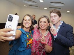 La precandidata dijo que tiene hijos trabajadores y que también quiere un México mejor para ellos. X / @XochitlGalvez