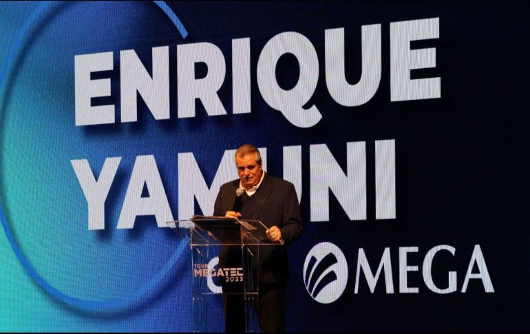 El director general de Megacable Comunicaciones, Enrique Yamuni Robles, presidió el evento que reunió a representantes del sector empresarial. EL INFORMADOR / J. Velazco