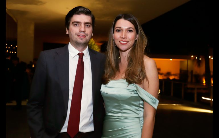 Eduardo López y Paulina Méndez. GENTE BIEN JALISCO/ Claudio Jimeno