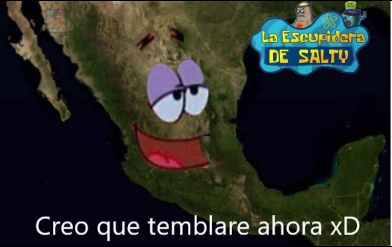 Twitter se llenó de memes tras el sismo. TWITTER/ @porktendencia