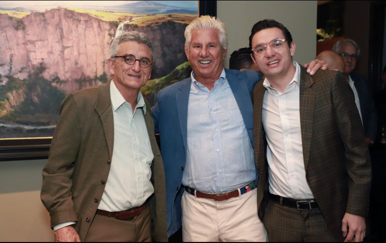 Juan José Leaño, John Cohlan y Agustin Levy. GENTE BIEN/CORTESÍA