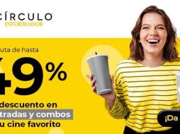 Descarga la aplicación y comienza a disfrutar de una experiencia cinematográfica única. /CORTESÍA Círculo Informador
