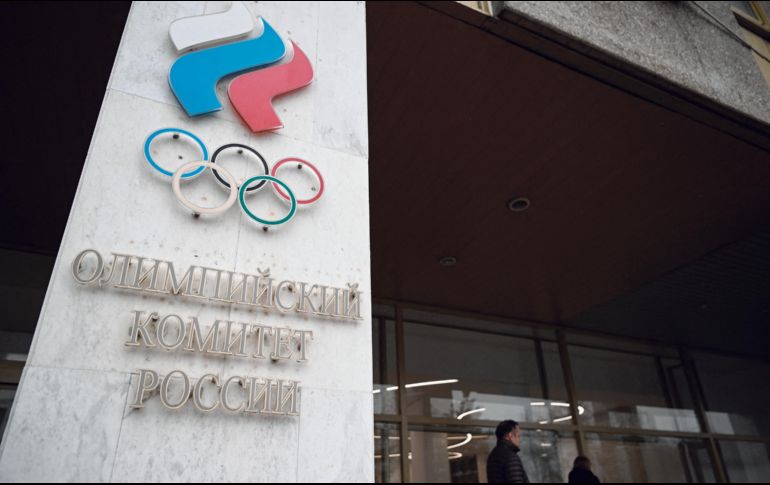 Los rusos no podrán usar sus colores en los Juegos Olímpicos. AFP/N. Kolesnikova