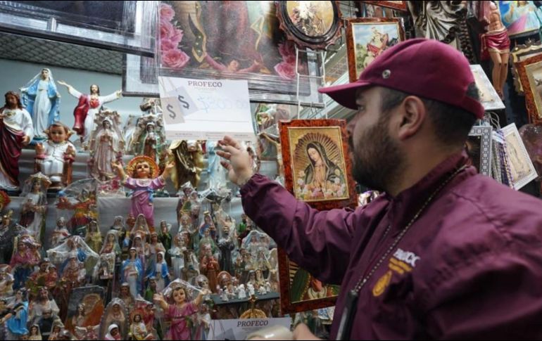 El operativo, que fue puesto en marcha por el procurador David Aguilar Romero, se extenderá hasta la tarde-noche del próximo martes 12 de diciembre, Día de la Virgen de Guadalupe. ESPECIAL / Profeco