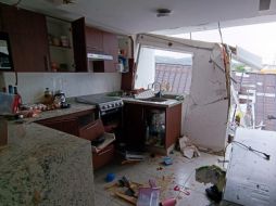 Debido a una fuga de gas cerraron seis tanques estacionarios y el inmueble está debidamente acordonado. ESPECIAL/ Protección Civil de Zapopan.