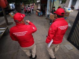 En las inmediaciones del Santuario se encuentran trabajando servicios médicos municipales, Cruz Roja Guadalajara, Policía de Guadalajara y Protección Civil Jalisco. ESPECIAL.
