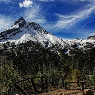 Así amaneció el Nevado de Colima; sigue cubriéndose de nieve (VIDEO)