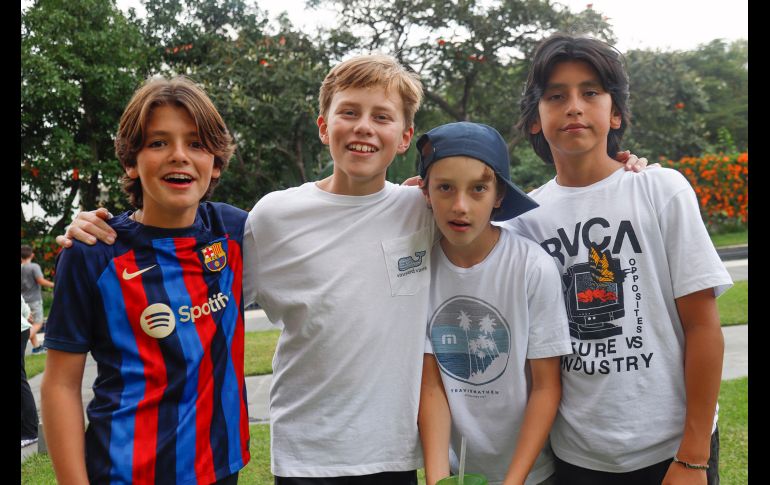 Alvaro Gómez, Luis Campos, Luis Robles y Mateo Villarreal. GENTE BIEN JALISCO/ Claudio Jimeno