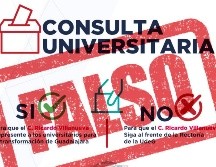 La Universidad de Guadalajara dio a conocer hoy que circula en redes sociales una supuesta consulta promovida por la Universidad. ESPEIAL/ X UdeG.