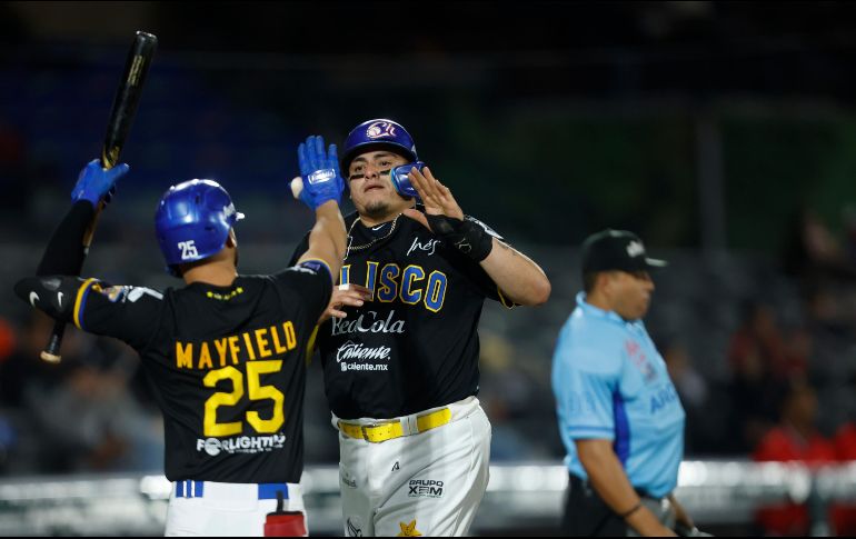 Japhet Amador brilló con un jonrón, tres carreras impulsadas y tres anotadas. CORTESÍA/Charros de Jalisco