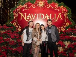 Diego Caccia, Gaby Sánchez, Dominik Miller y Jorge Caccia. GENTE BIEN JALISCO/ Christian Pérez