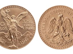 Su precio se determina por diversas cuestiones, desde el precio del oro en el mercado hasta la condición de la moneda. ESPECIAL/ Banxico.
