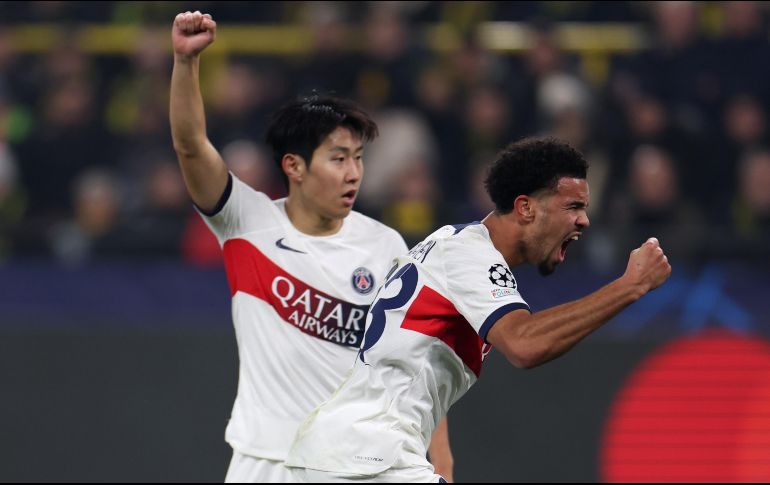 Warren Zaire-Emery hizo el importante gol al minuto 56. EFE/C. Neunford