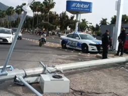 No es la primera vez que se vandaliza el Escudo Urbano C5. ESPECIAL