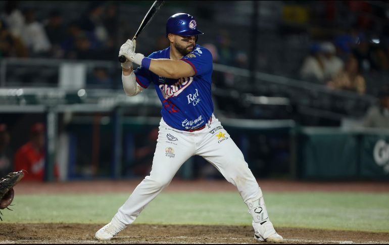 Fernando Flores destacó en la ofensiva al batear de 4-3 e impulsó tres carreras. CORTESÍA/Charros de Jalisco